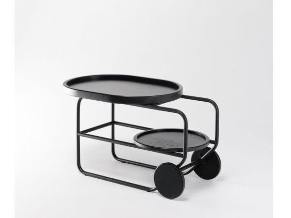 Металлический журнальный столик contract с ясенем и колесами Shishka Project One ARCH-00024403 - Вид №1