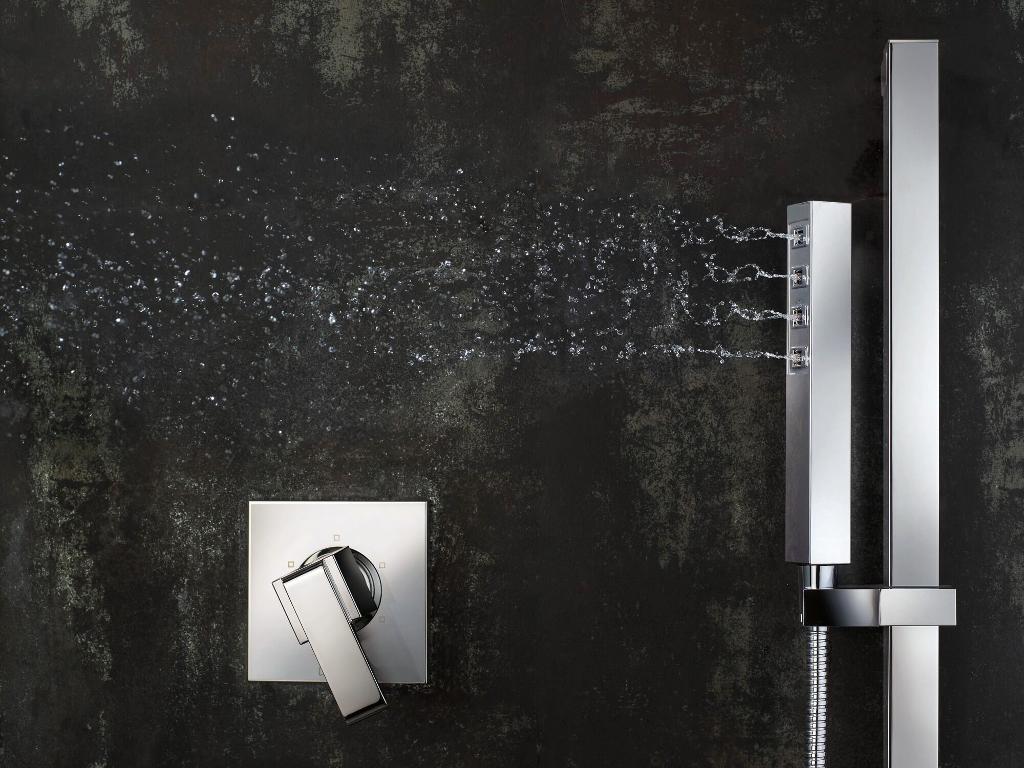 51567 H2Okinetic® Ручной душ с раздвижной штангой с одинарной настройкой Delta Faucet Universal Showering Хром  - Вид №24