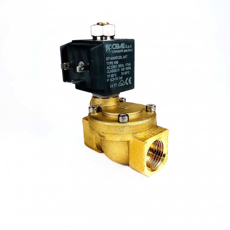 Клапан соленоидный CEME 87 нормально открытый 1"1/2 220 В 8718 - Вид №1