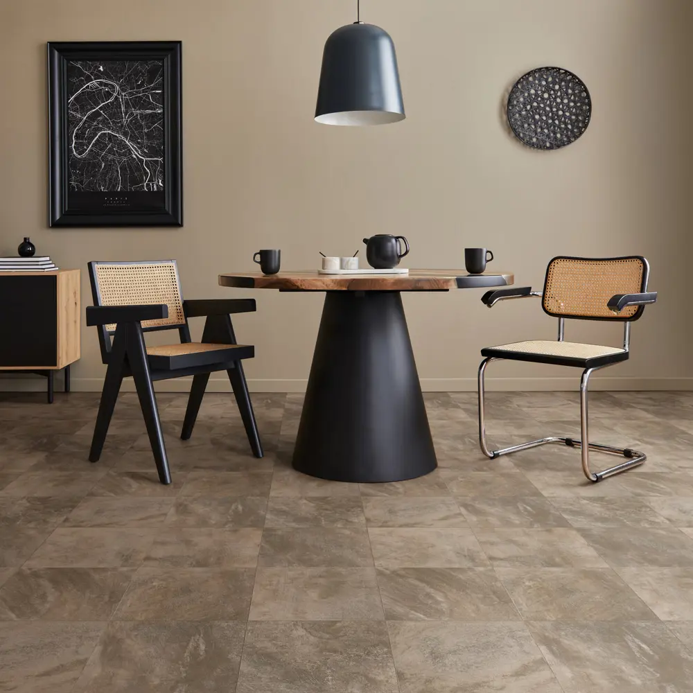 Линолеум полукоммерческий KREAFORTA «Ангара» 33 класс, 3 м, коричневый 89427453 STLM-1578128