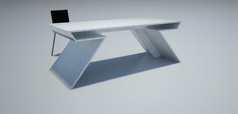 Zuri Design Прямоугольный деревянный стол  00900  - Вид №1