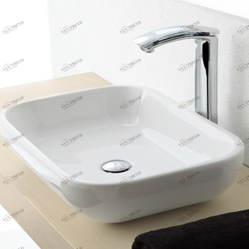 QB06048001 Накладная раковина на столешницу  овальная Disegno Ceramica 