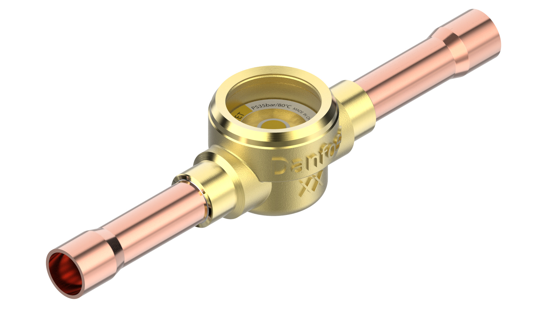 Danfoss SGN — Смотровые стекла с индикатором влажности SGN 22 Смотровое стекло 014-0187  - Вид №13