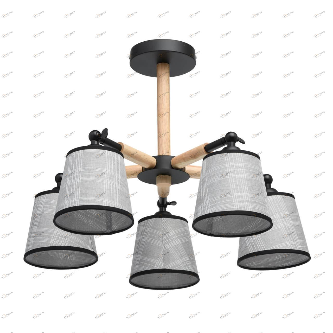 Потолочная люстра De Markt City Форест 2 693010505 DE MARKT ФОРЕСТ 184218 Серый 