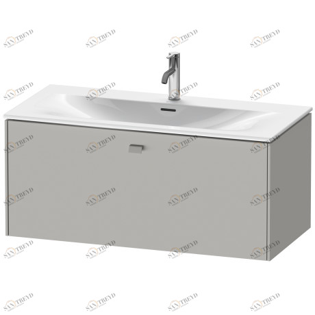 BR421300707 Тумбочка подвесная Brioso #BR4213 1020 x 479 мм Бетонно-серый матовый декор Duravit