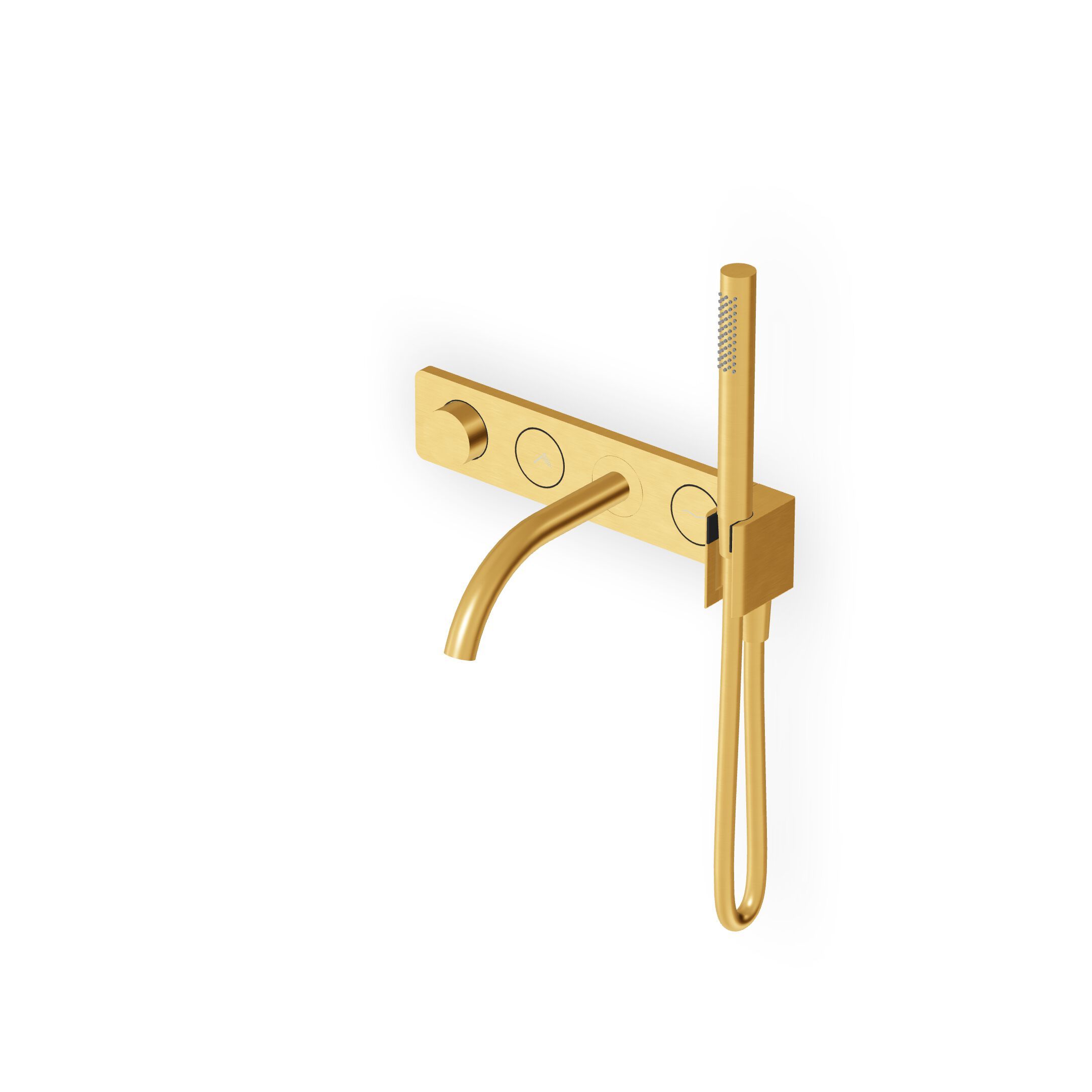 Термостатический смеситель для душа с 5 отверстиями и ручным душем Zucchetti Hoop ARCH-00129300 - Вид №11