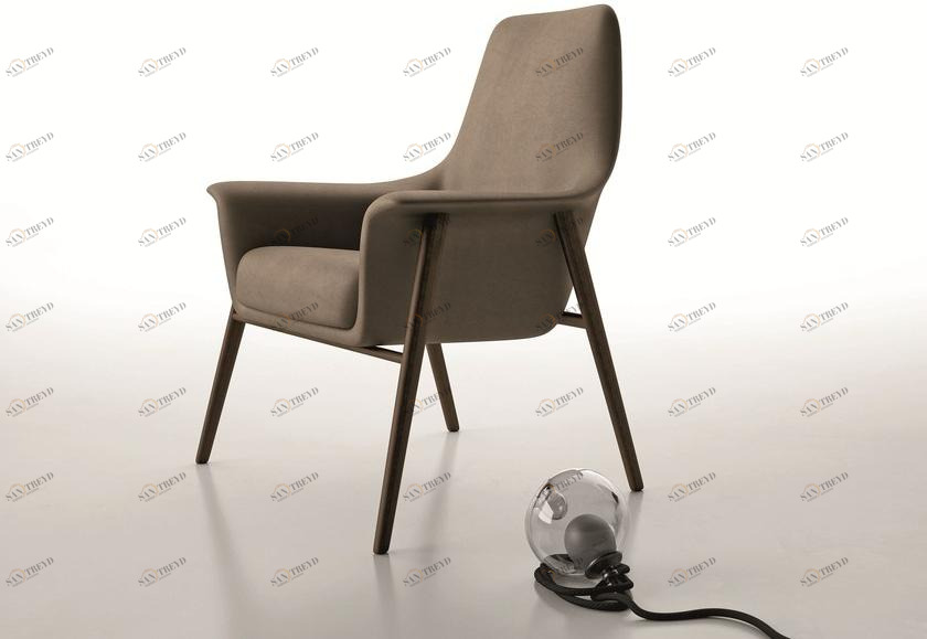 Dall'Agnese Кресло в коже Dafne sun-id-1398779