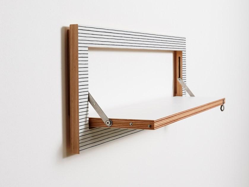 AMBIVALENZ Складная фанерная полка Fläpps shelf 80×27-1 Fl060045 - Вид №1