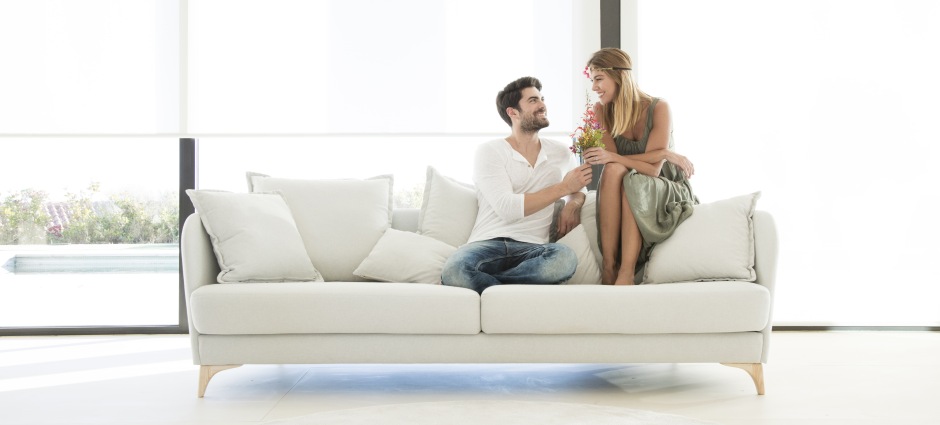 066984 Прямой диван Fama Nadine Santreyd  - Вид №1