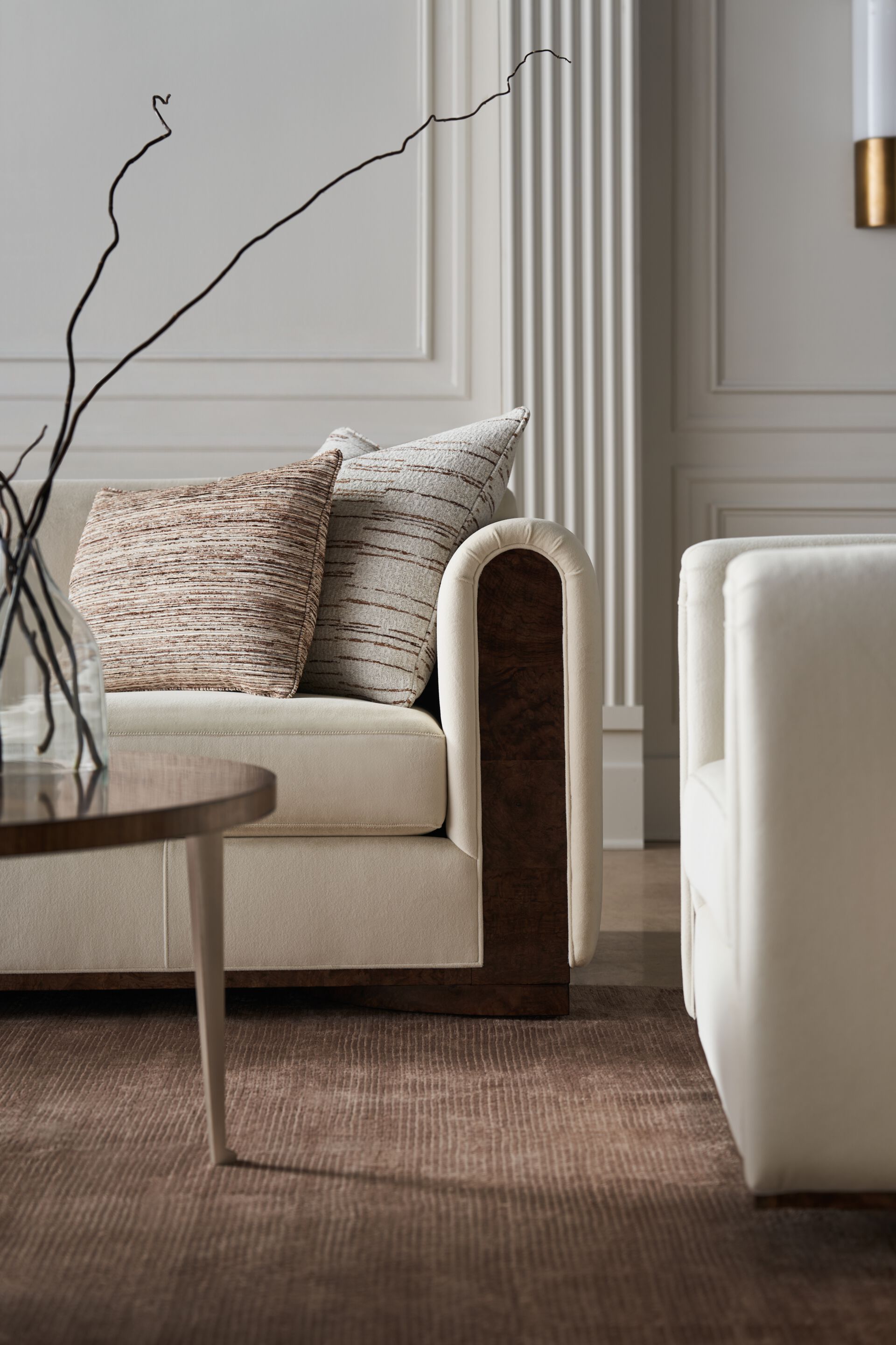 3-местный бархатный диван Caracole Dimitri ARCH-00058324 - Вид №2