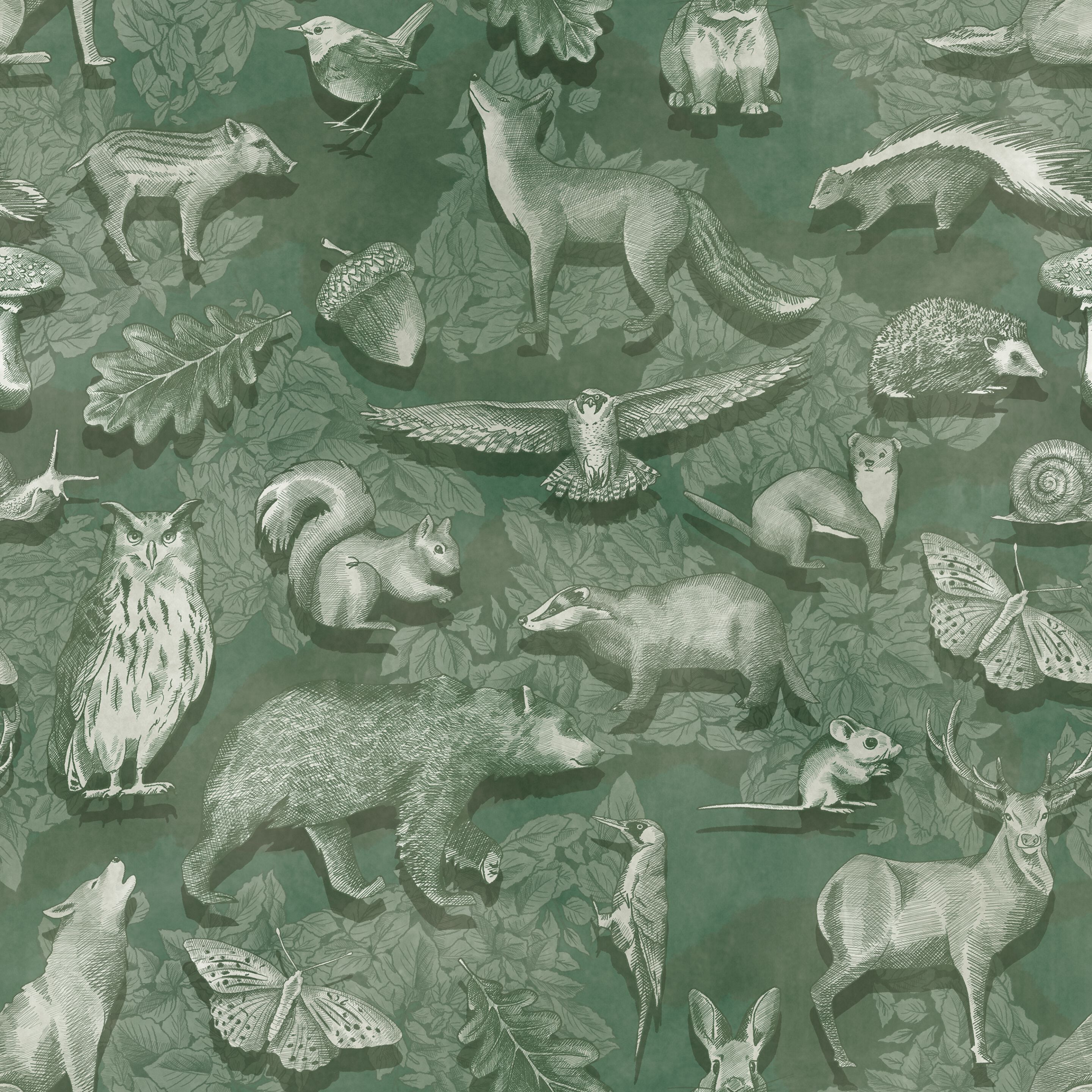 Обои с рисунком для детей Inkiostro Bianco Inkids ARCH-00082627 - Вид №4