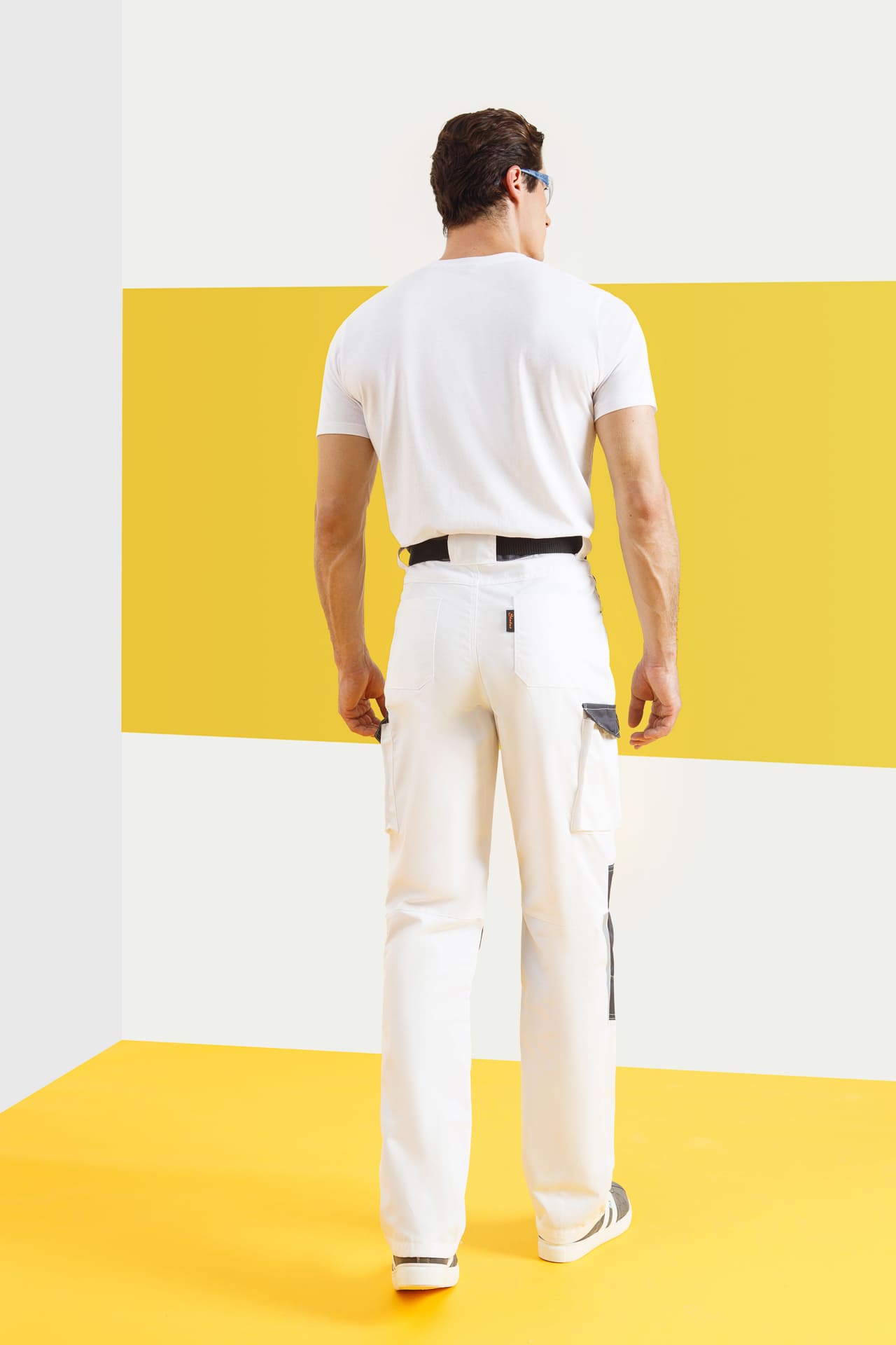 4974832 Костюм  NEW белый графит STATUS  Летняя спецодежда  размер 60-62/182-188  - Вид №9