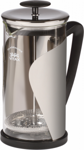 VX3024 Френч-пресс / times. объём 600мл. дизайн френч-пресса выполнен в скандинавском стиле. колба изготовлена из высококачественного, особо прочного, термостойкого боросиликатного стекла. поршень и фильтр изготовлены из высококачественной пищевой нержаве