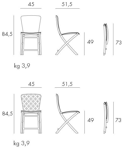 Nardi Складной садовый стул Zac sun-id-1494163 - Вид №6