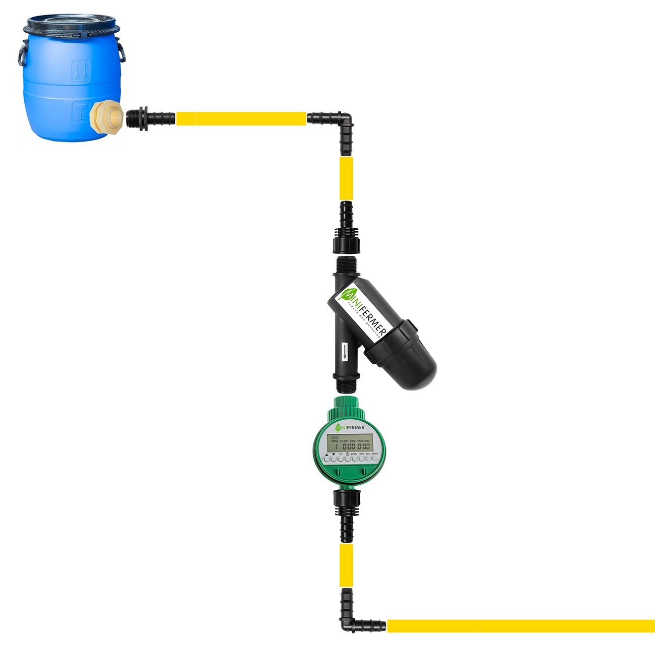 9026 Старт из бочки с фильтром и таймером LAB.Space 