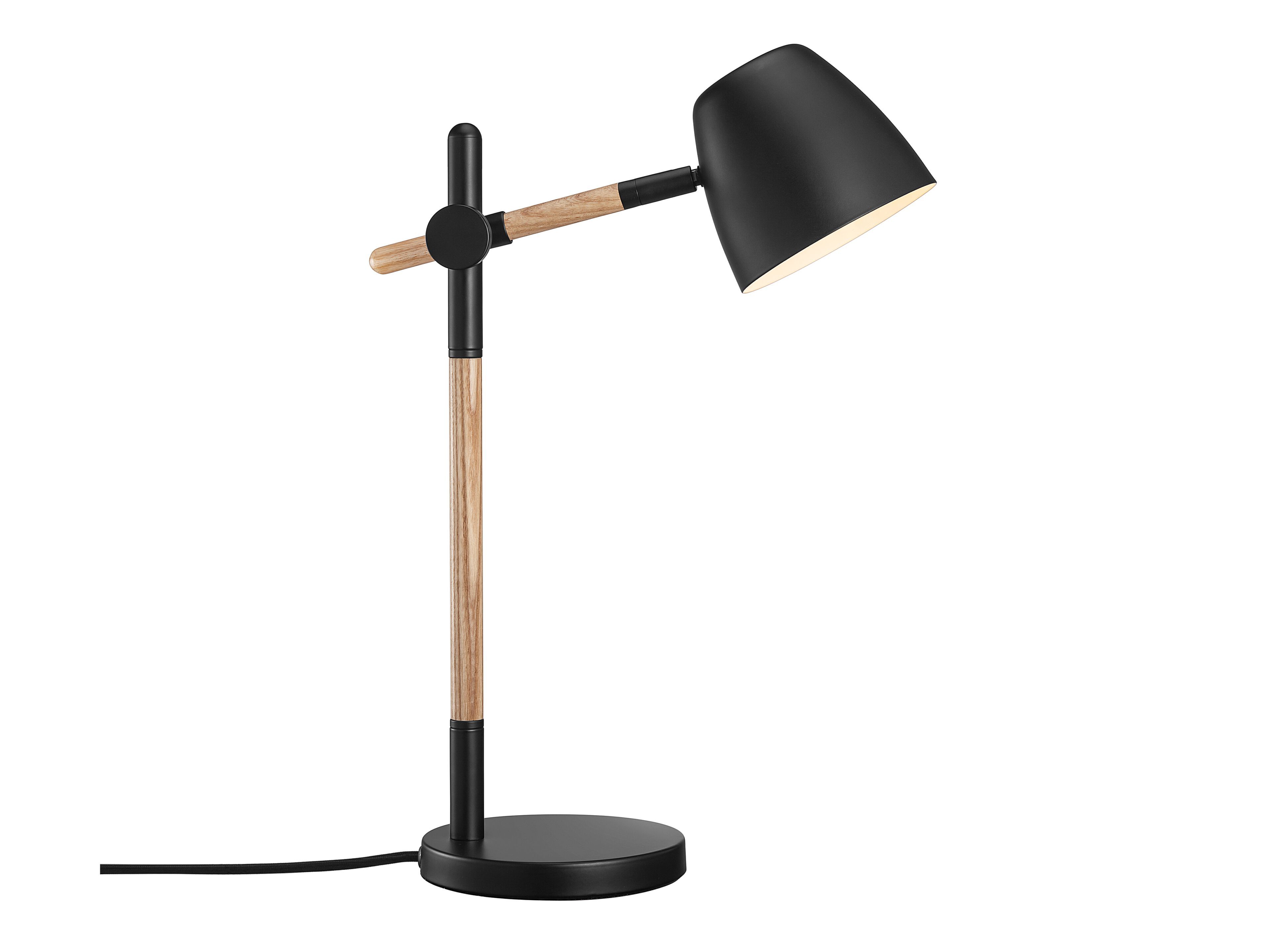 Регулируемая настольная лампа из металла и дерева Nordlux Тео ARCH-00033289
