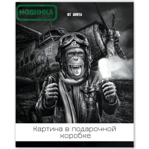 Картина на холсте Смелый пилот 40x50 см