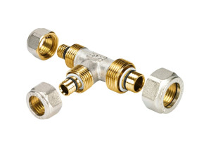 Латунный тройник для затяжки