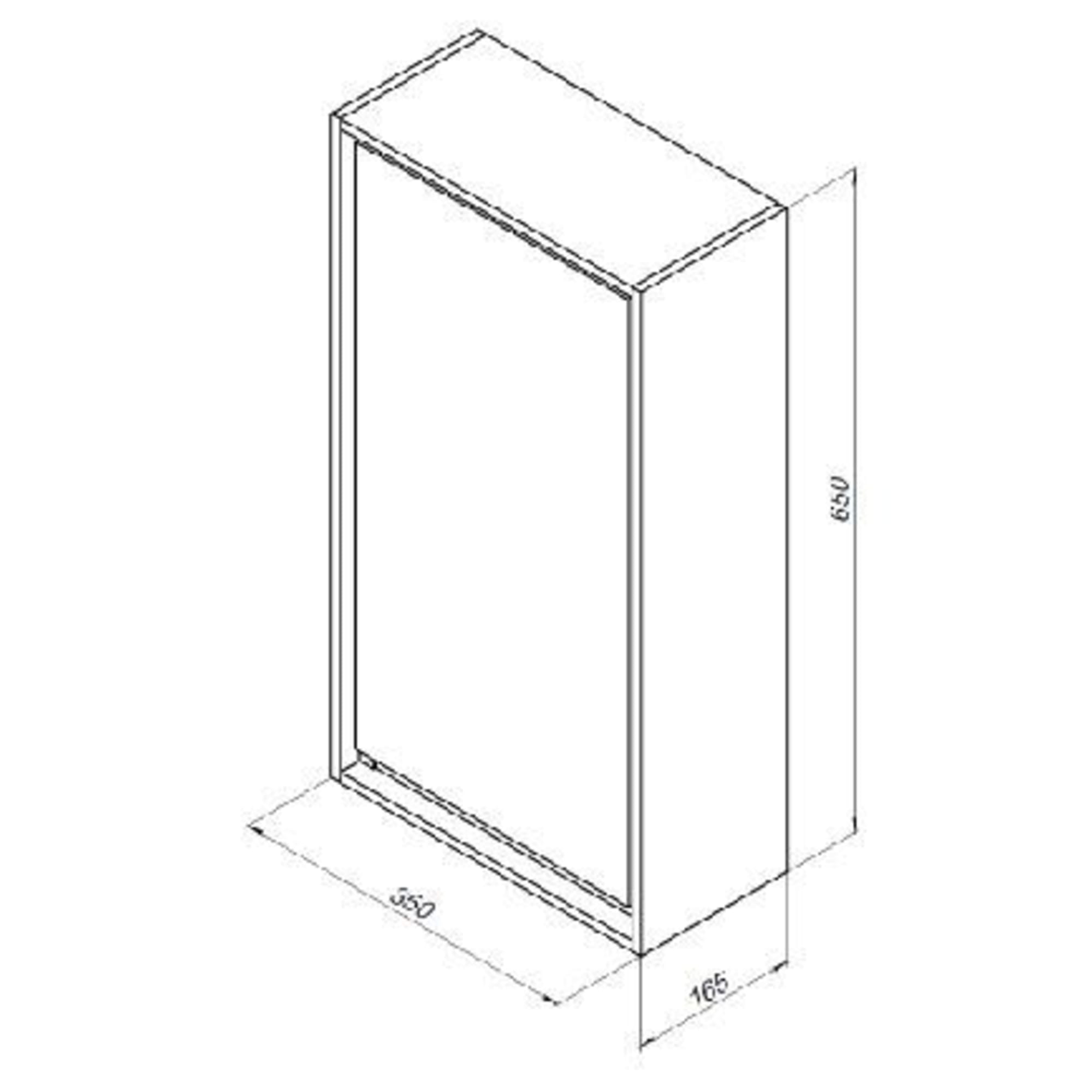 81975423 Шкаф подвесной «» 35 см, цвет чёрный глянец Мокка Santreyd  - Вид №5