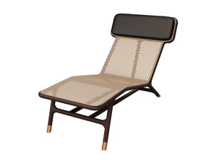 Венский соломенный шезлонг