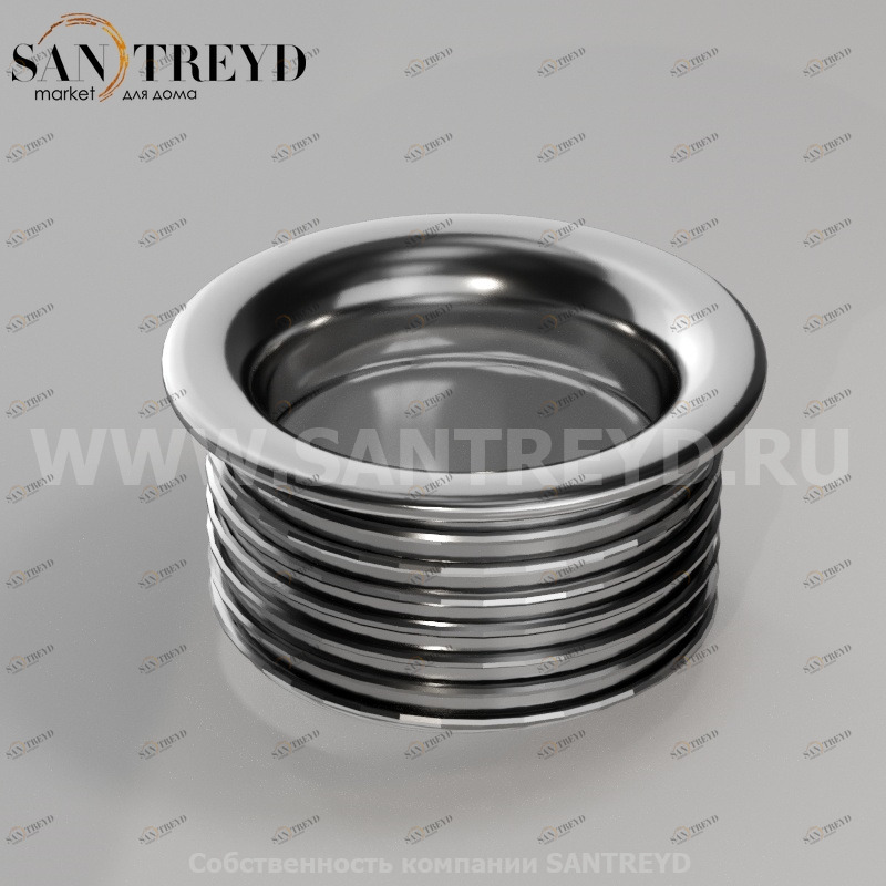 GH001 Кольцо для умывальника 6 см хромированное Globo ACCESSORIES Италия Ceramica Globo