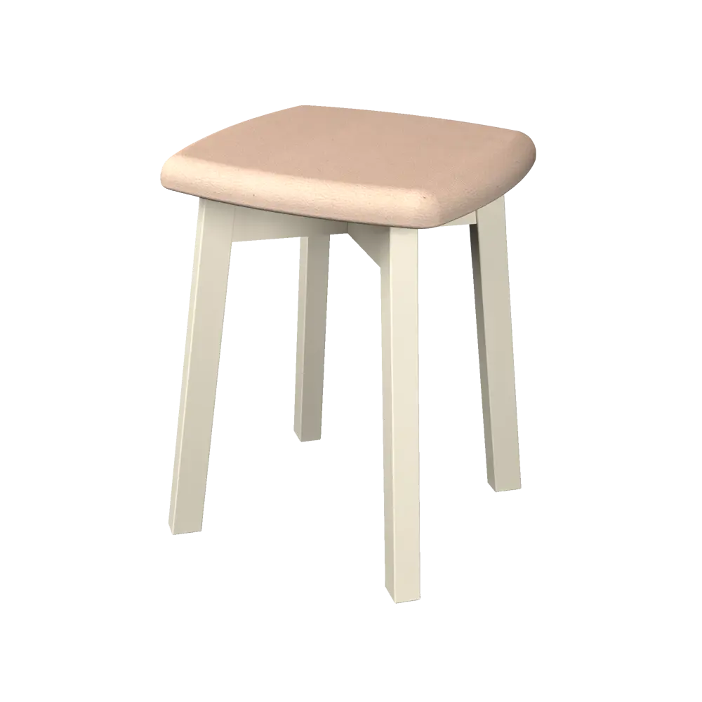 Каркас для табурета Гавр Delinia 33x33x41.5 см 42 см дерево цвет слоновая кость STLM-2002580 - Вид №5