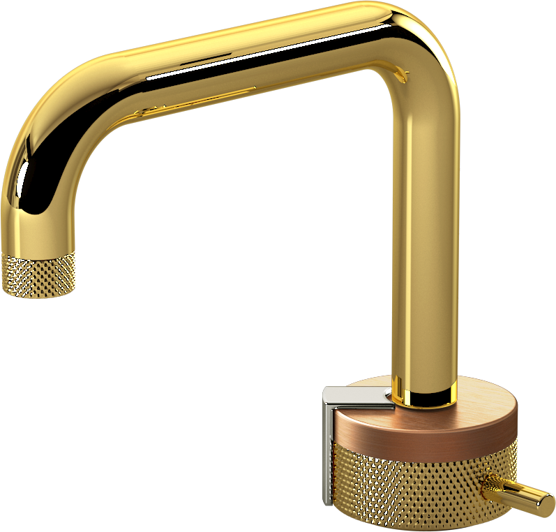 E-11500-R1BRG-L2PC-AU Однорычажный прогрессивный смеситель для раковины - излив 15,3см GRAFF MOD+