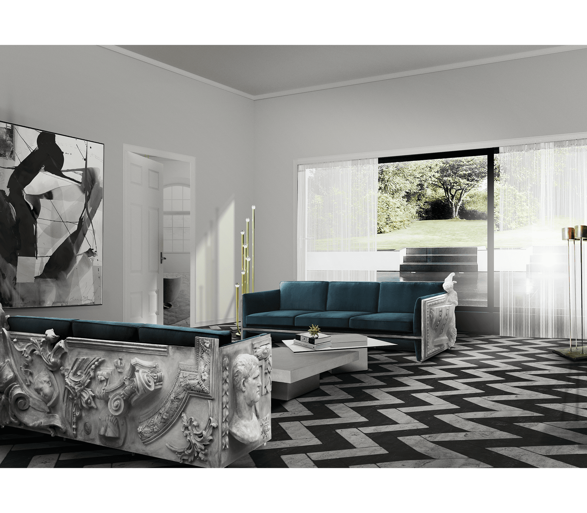 0-228 диван Версаль Boca Do Lobo  - Вид №9