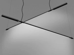 Martinelli Luce Регулируемый светодиодный подвесной светильник из алюминия Colibrì 2087/ne