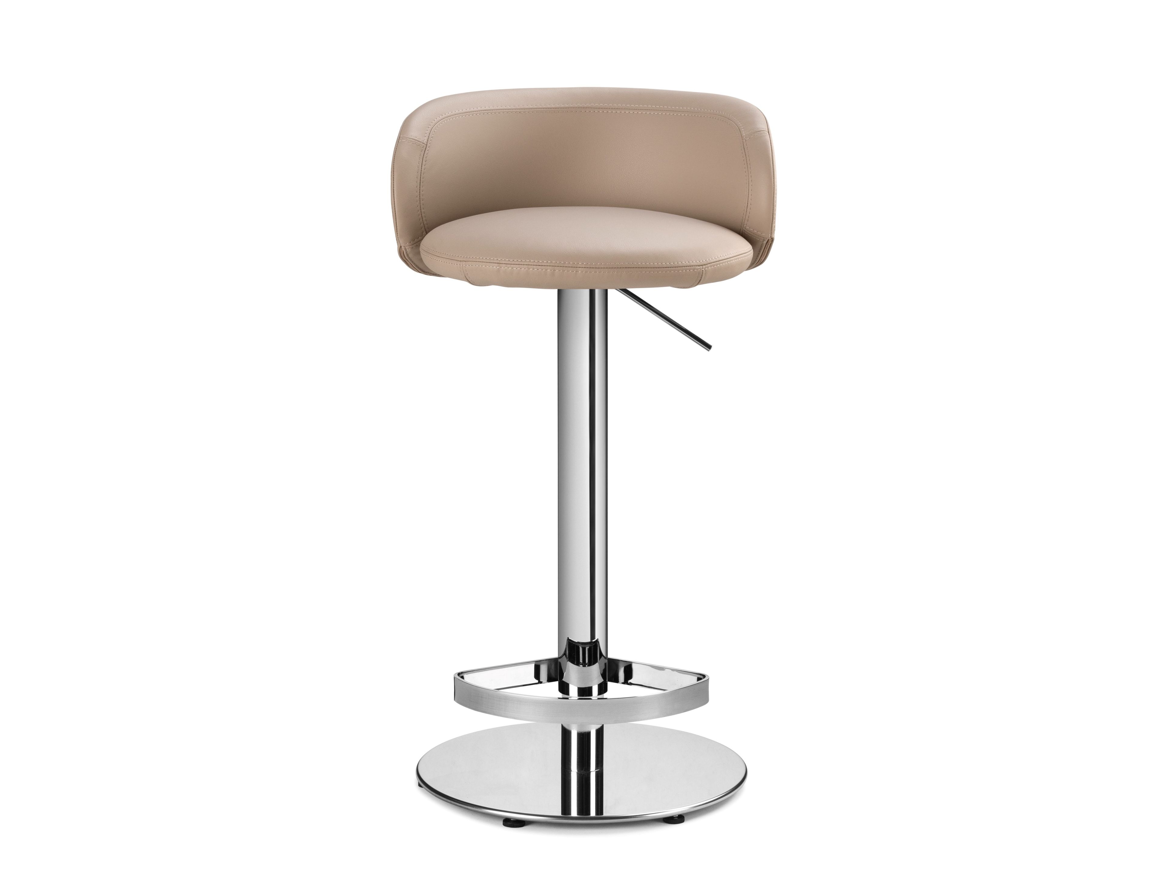 Кожаный поворотный стул GHIDINI1961 HILLARY ARCH-00077276 - Вид №3