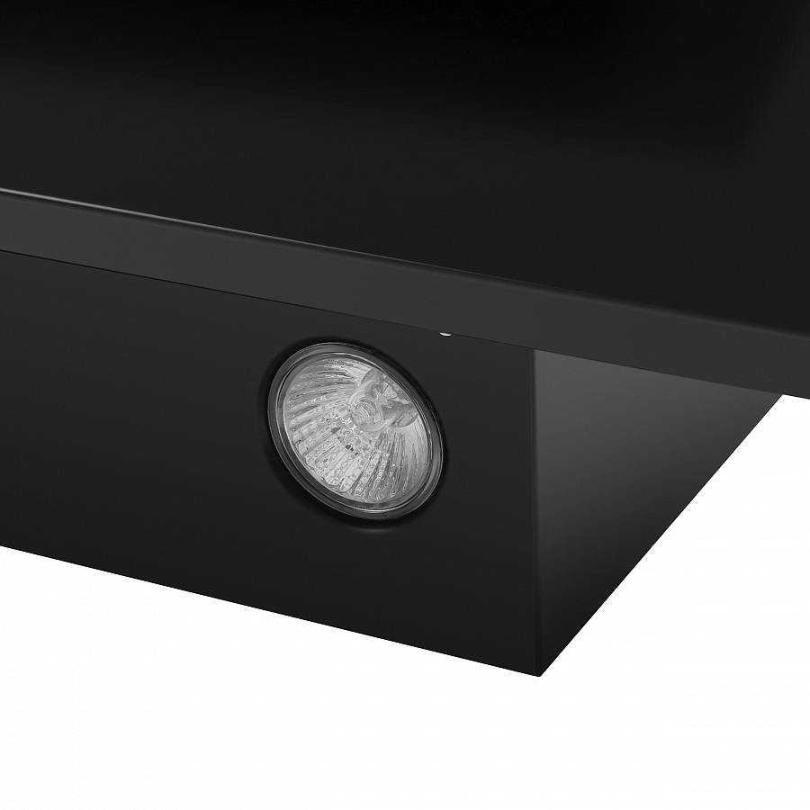 TOWER Light 60 Black Glass Black Вытяжка tower light 60 чёрный/чёрное стекло/ • тип: настенная• цвет: черный• управление: кнопочное• ширина, мм: 600• полная потребляемая мощность, вт: 150• количество скоростей: 3• максимальная производительность, м3/ч: 47 Santreyd  - Вид №7