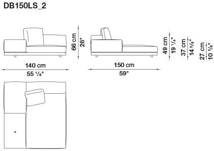 B&B Italia Кожаный диван Dock sun-id-1441060 - Вид №41