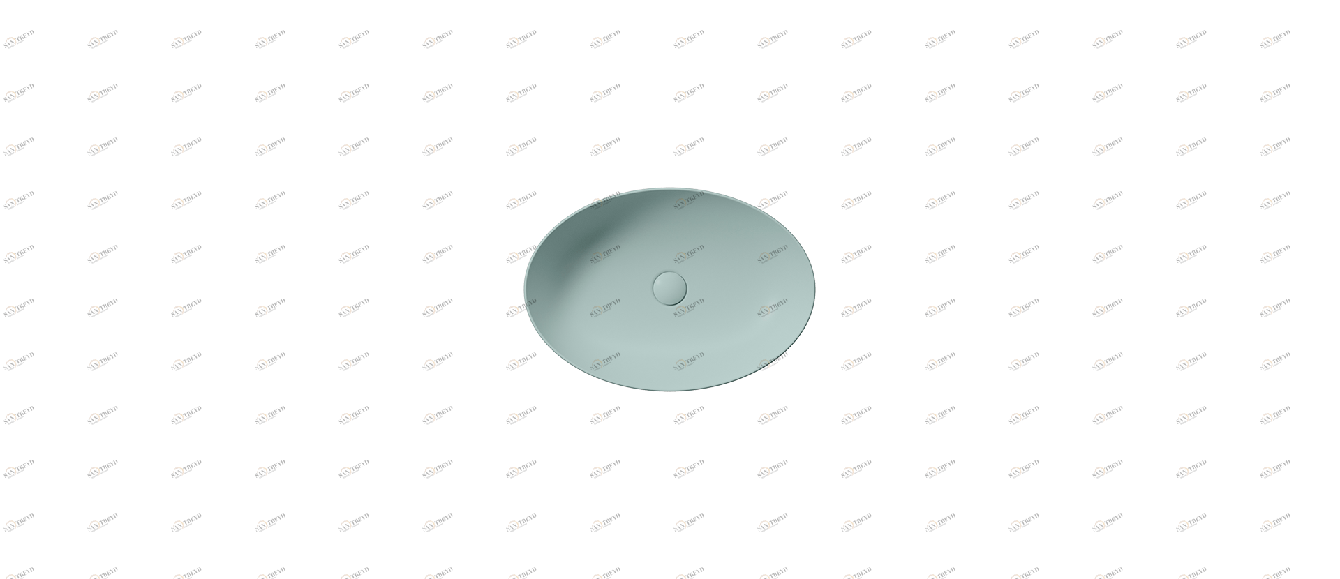 884215 Накладная раковина на столешницу  овальная GSI ceramica 