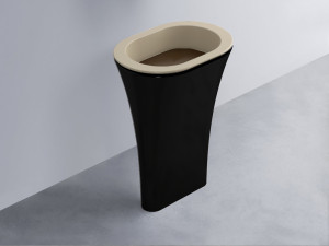 AMLA65-AV+AMPILO-CA+AMCOLO-N Раковина Amedeo Ovale отдельностоящая cielo Enjoy + Amedeo