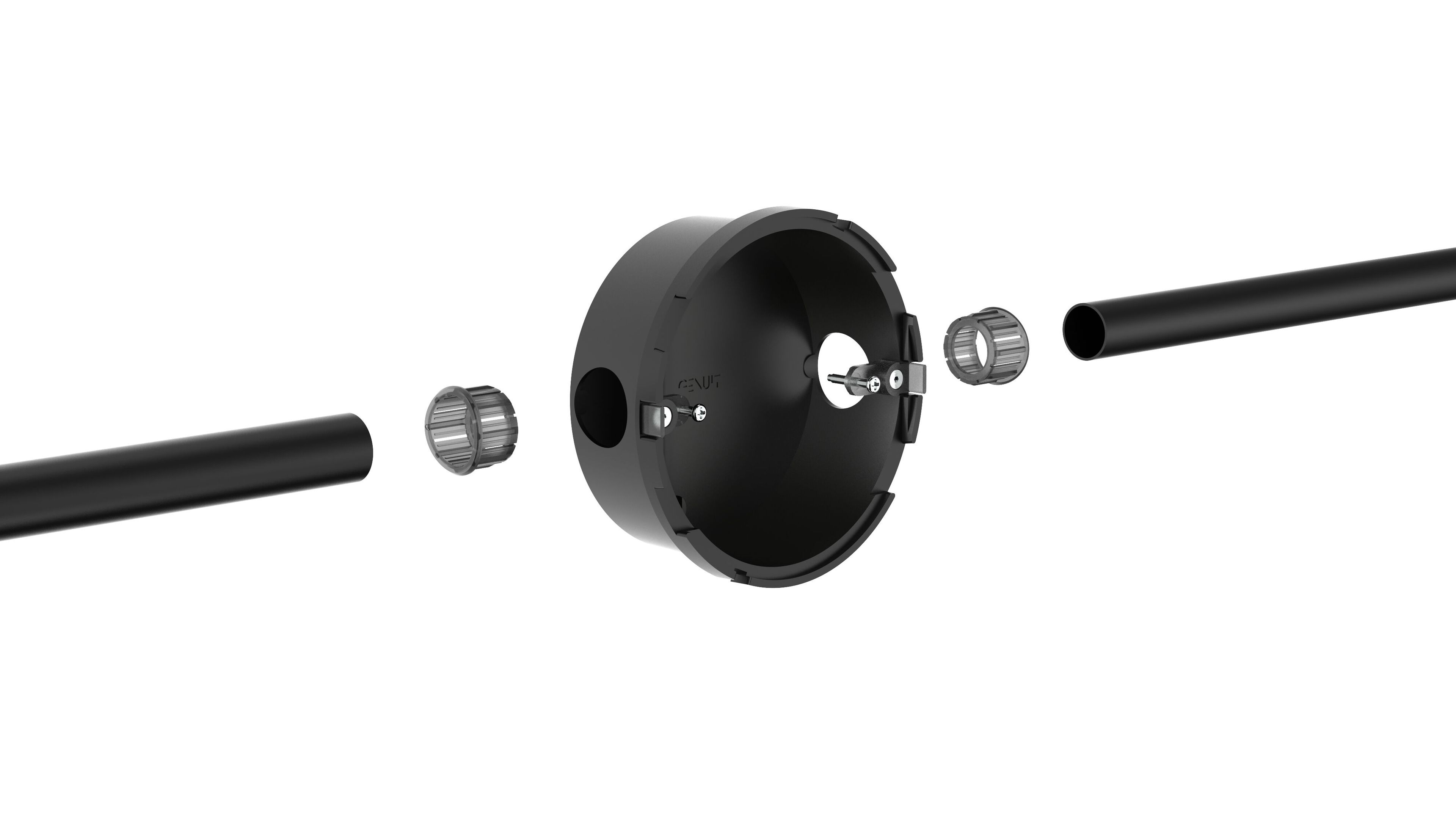 Окрашенная алюминиевая распределительная коробка Genuit Corten ARCH-00009272