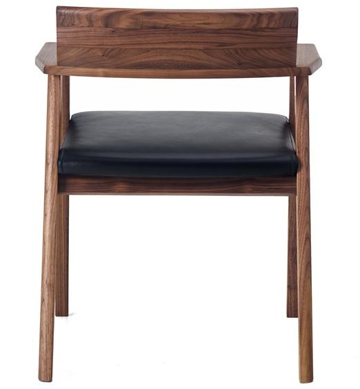 BassamFellows Стул из массива дерева с подлокотниками  Cb-55  - Вид №4