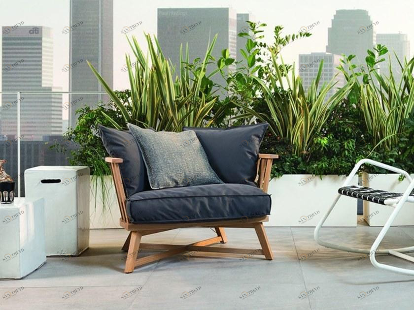 Gervasoni Садовое кресло из дуба с подлокотниками Gervasoni outdoor sun-id-1508727