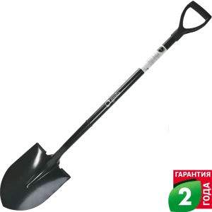 Лопата штыковая Geolia с изогнутой тулей 120 см сталь, с черенком 15033391 STLM-2112059