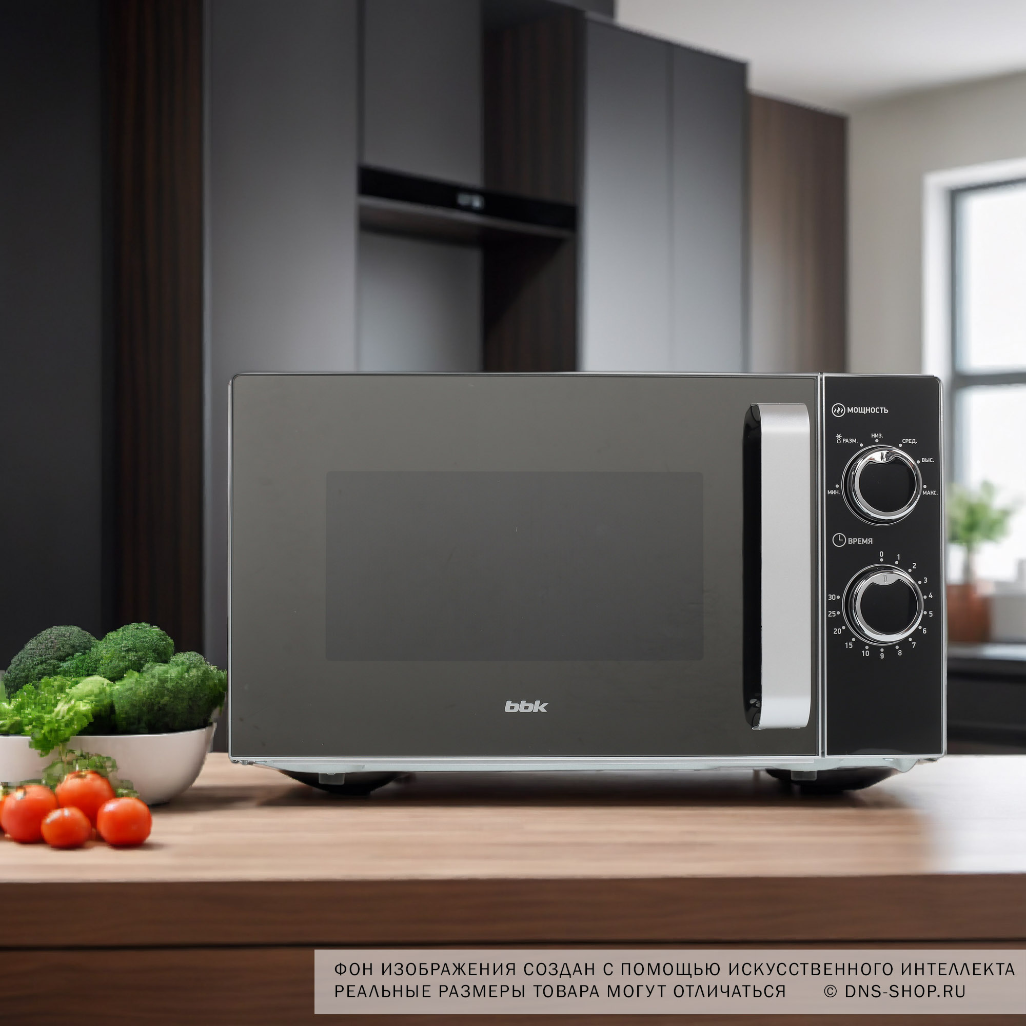 8115431 Микроволновая печь BBK 20MWS-772M/S-M зеркальный, серебристый STDN-0100475 - Вид №8