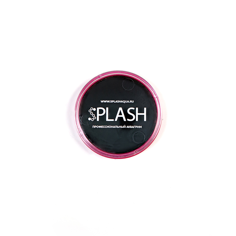 090102 Профессиональный аквагрим в шайбе черный SPLASH 