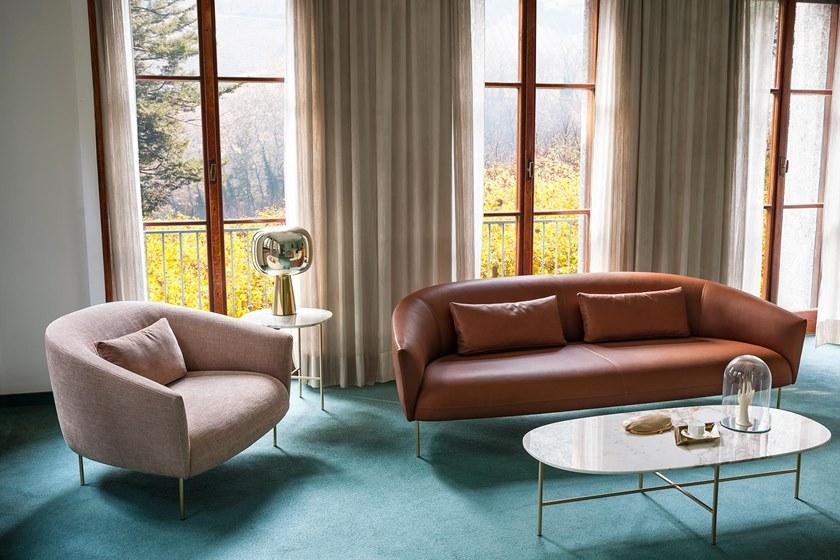 Tacchini Кресло из ткани с подлокотниками Roma sun-id-1382678 - Вид №7