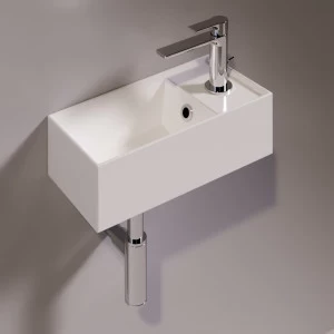 AG20BIANCO Подвесная раковина настенная прямоугольная Simas Agile белая