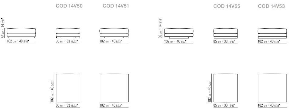 Flexform 3-х местный тканевый диван Cestone sun-id-1447748 - Вид №8