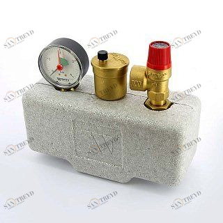 Группа безопасности котла WATTS KSG 30 ISO 3 бар 50 кВт с теплоизоляцией сталь 10005227