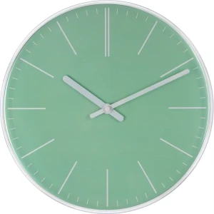 Часы настенные Troykatime Нордик круглые пластик цвет зеленый бесшумные ø30 см