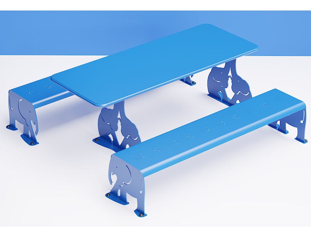 Металлический стол для пикника DIMCAR ARCH-00096958 - Вид №1