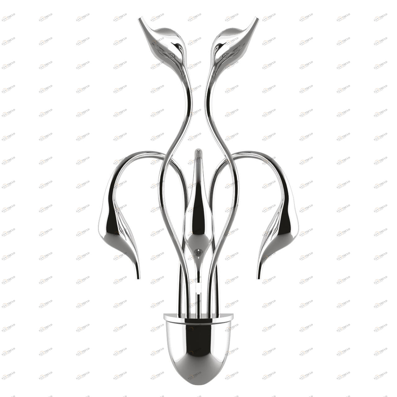 Бра Lightstar Cigno Collo Ch 751654 LIGHTSTAR ОРИГИНАЛЬНЫЕ, ФЛОРИСТИКА 079284 Хром 