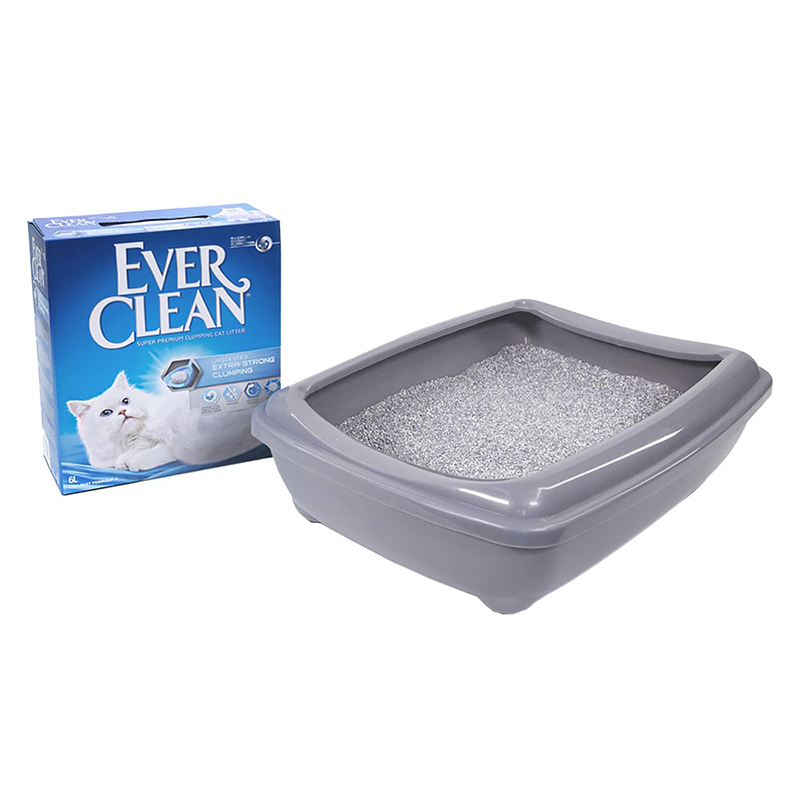 ПР0032241 Наполнитель для кошачьего туалета Unscented Extra Strong Clumping без ароматизатора 6л EVER CLEAN  - Вид №2