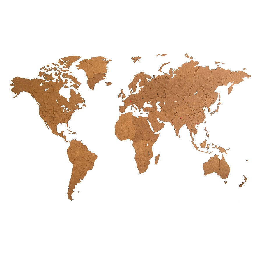 1804 Карта-пазл wall decoration giant, 280х170 см, коричневая Mimi  - Вид №2