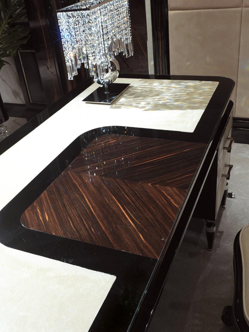 Bellotti Ezio Письменный стол из лакированного черного дерева с ящиками The majestic 2016-58 - Вид №2